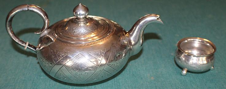 Rare Russian Silver Tea Pot Belonging to Olga Hellberg (1 of 6)