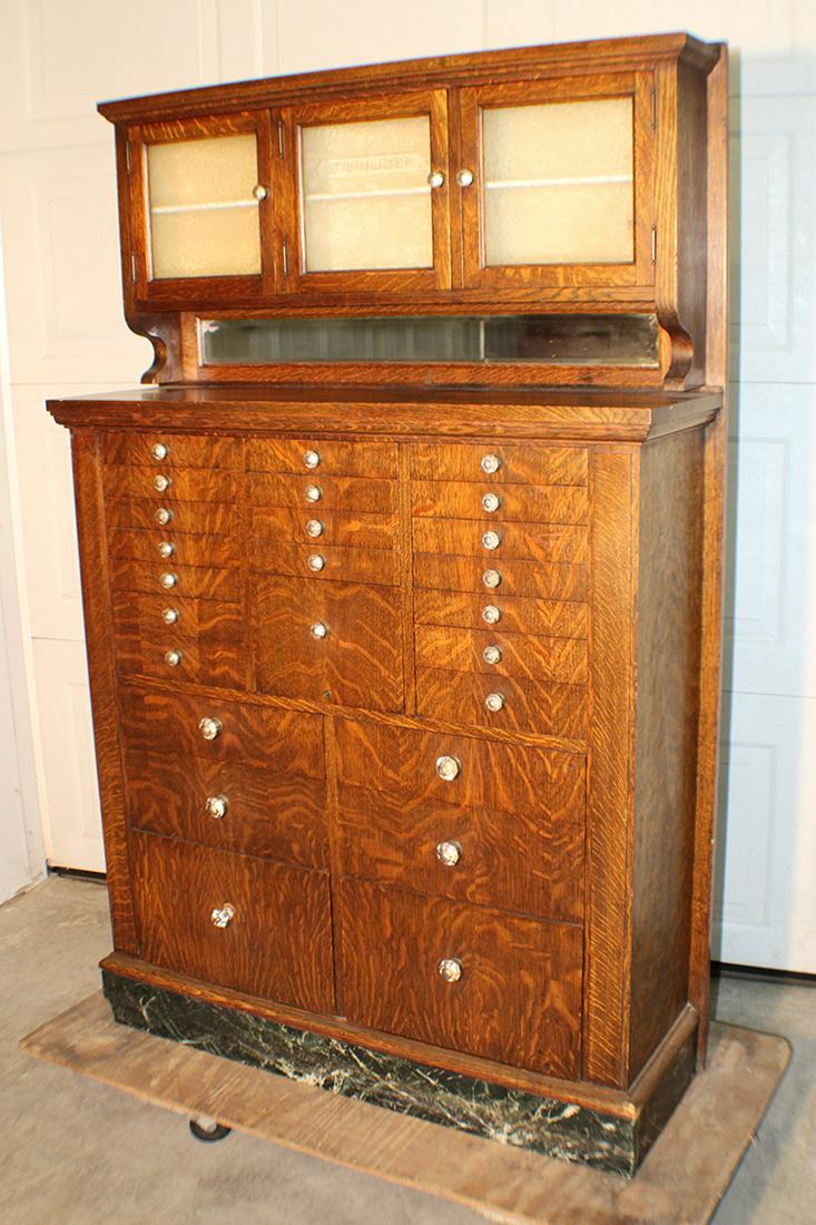 Spectacular Oak Multi Drawer Dental Cabinet (1 of 4)