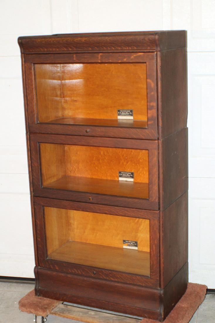 Oak Hale 3/4 Size Stacking Bookcase (1 of 4)