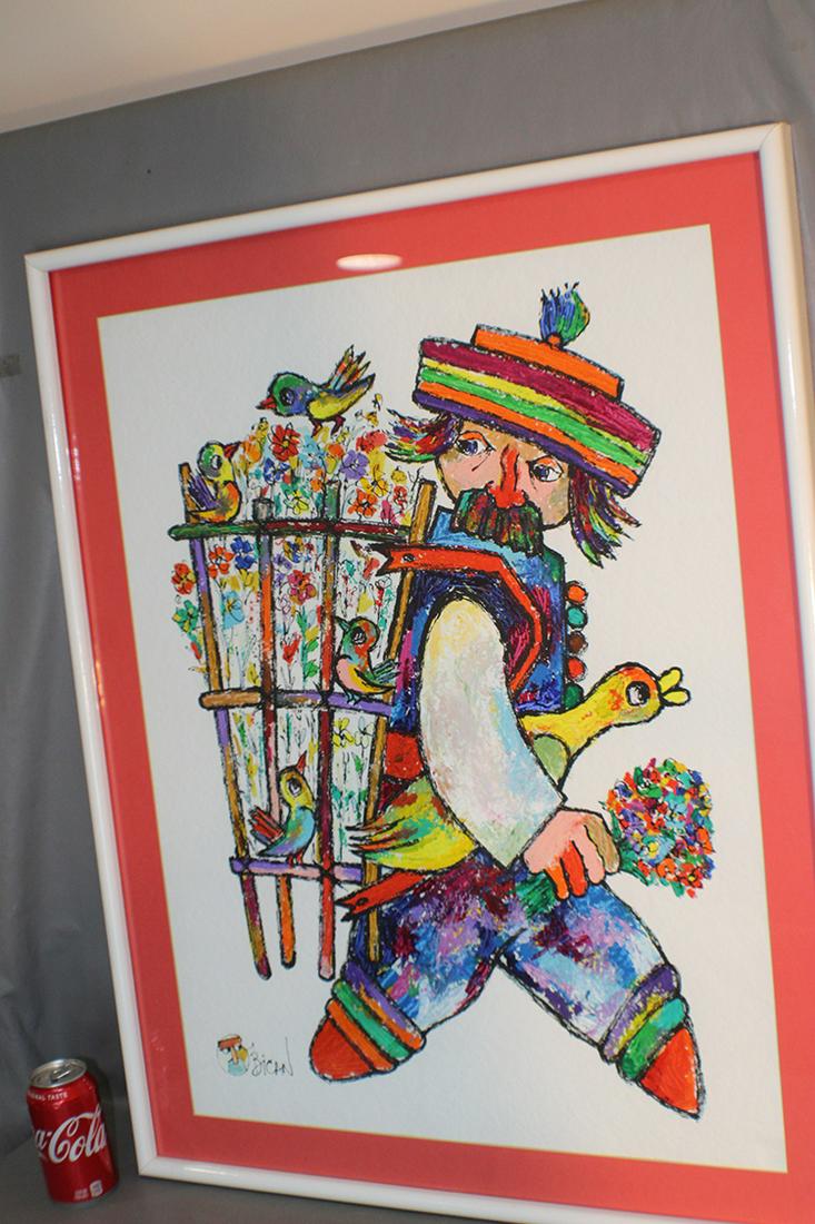 Nice Large Original Signed Jovan Obican Oil Painting (1 of 4)