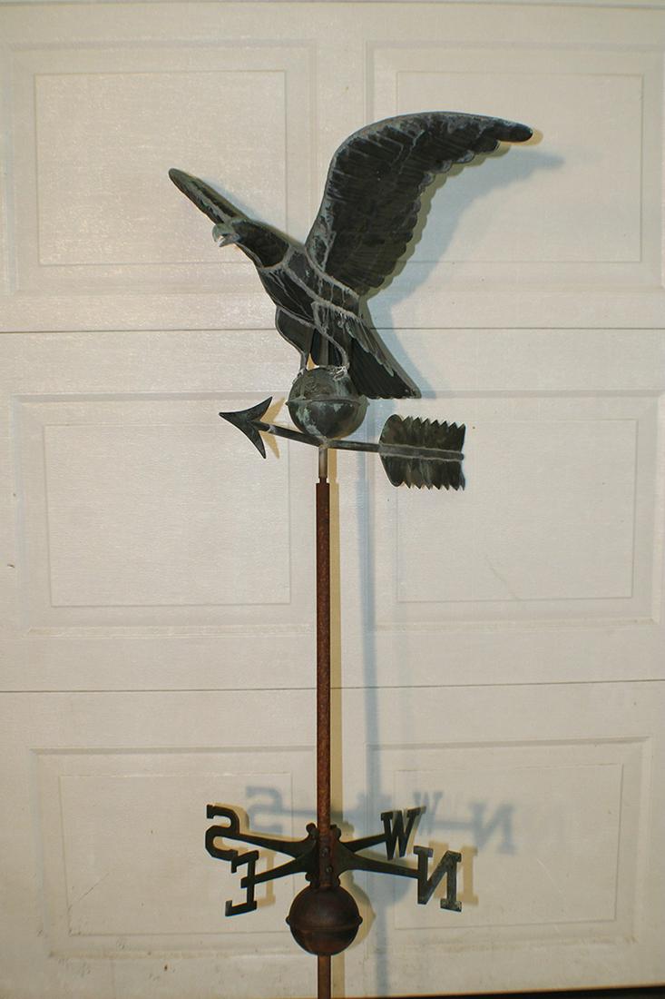 Antique Eagle Copper Weathervane (1 of 4)