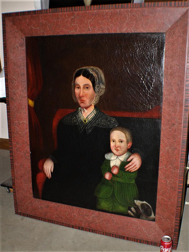 Large Portrait Attr. To Issac Augustus Wetherby (1 of 4)