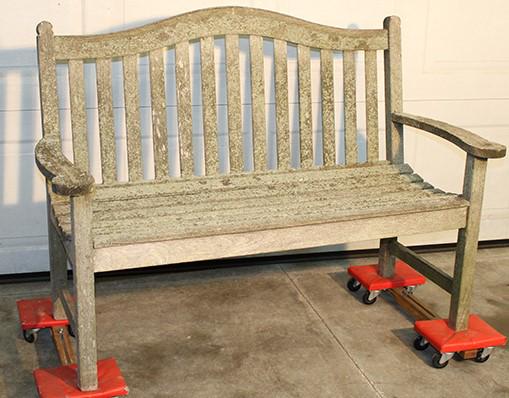 Smith and Hawken's Teak Bench (1 of 4)