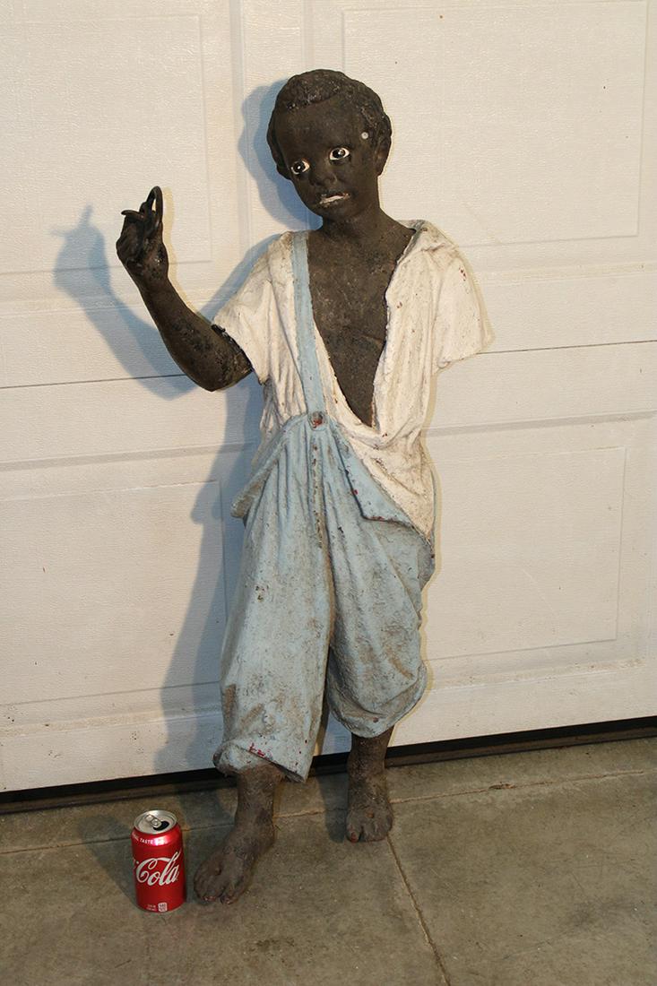 Victorian Colored Boy Hitching Post (1 of 5)