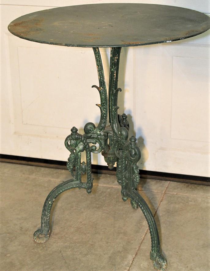 Fancy Antique Cast Iron Table (1 of 4)