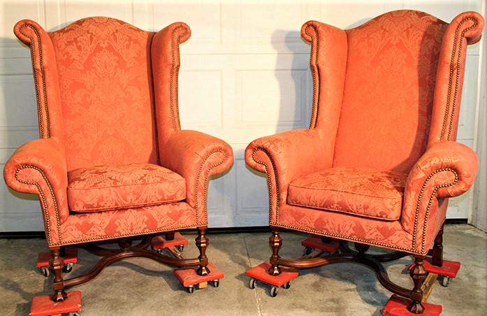 Fabulous Pair of Signed Lee Jofa Oversize William and (1 of 6)