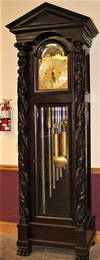 Incredible All Original Massive 9-Tube Acanthus Carved