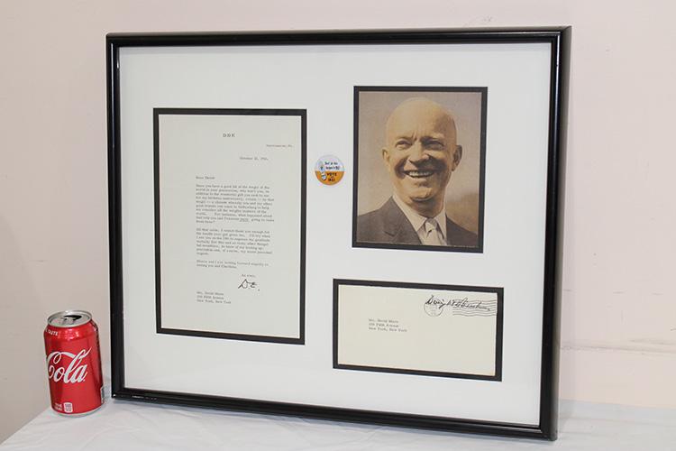 Letter to David Matrix (Marx Toys) from Dwight D. (1 of 4)