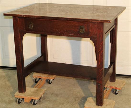 Signed Lifetime 1 Drawer Library Table (1 of 4)