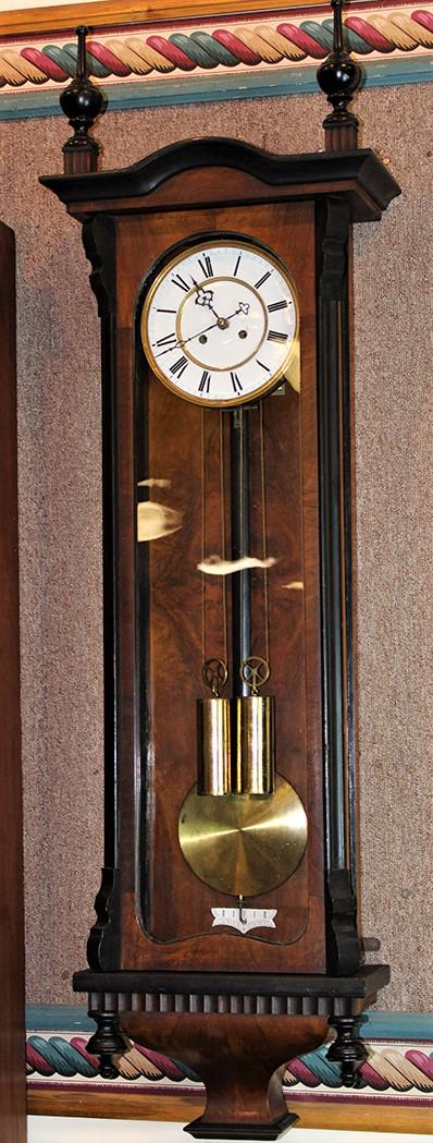 Nice Narrow 2 Weight Driven Regulator Clock (1 of 3)