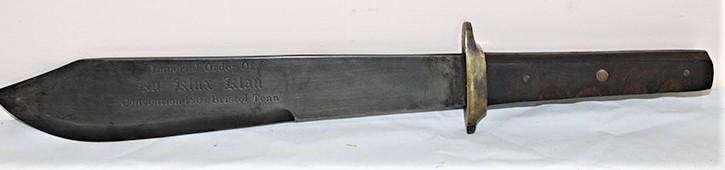 Very Rare Ku Klux Klan Presentation Knife with 11" (1 of 4)
