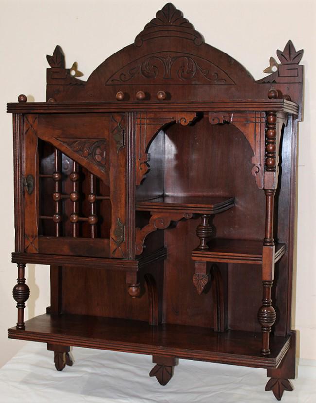 Stick and Ball Victorian Hanging Shelf (1 of 3)