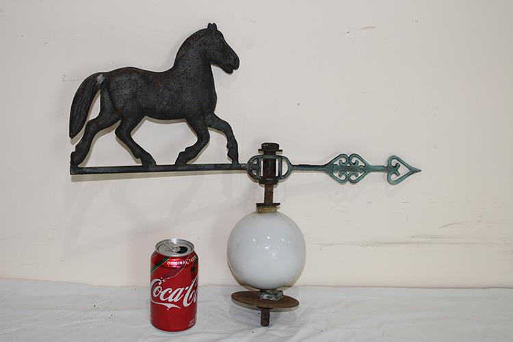 Antique Iron Horse Weathervane (1 of 4)