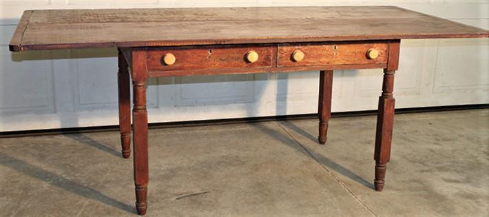 Nice 6.5" Country Table with a Bread Board Top (1 of 4)