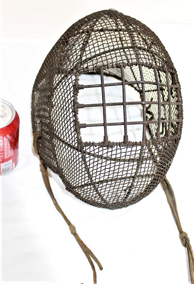 Hard to Find Early Fencing Mask with Leather Strap (1 of 4)