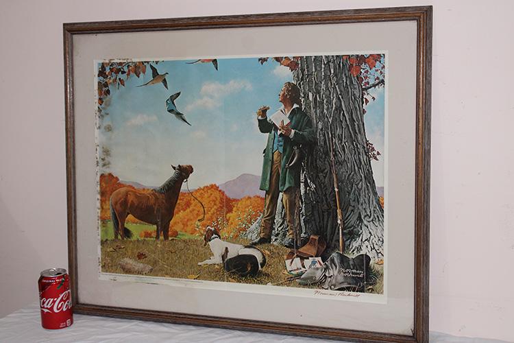 Original Artist Signed Norman Rockwell Print (1 of 4)