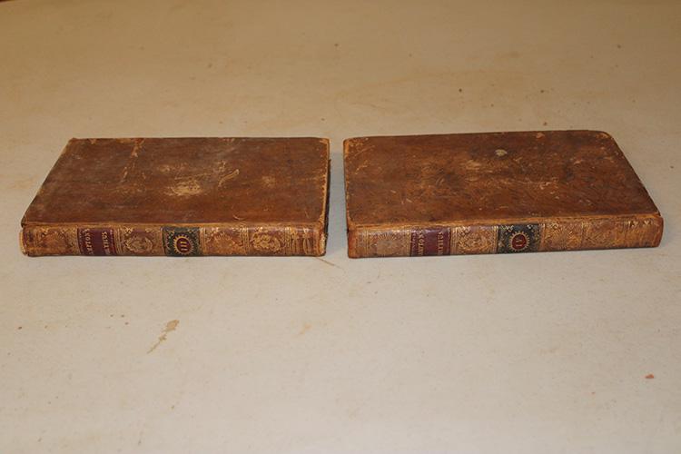 (2) Volumes of History of Polybius (Signed): (2) volumes of history of Polybius signed by Elizabeth Hamilton.