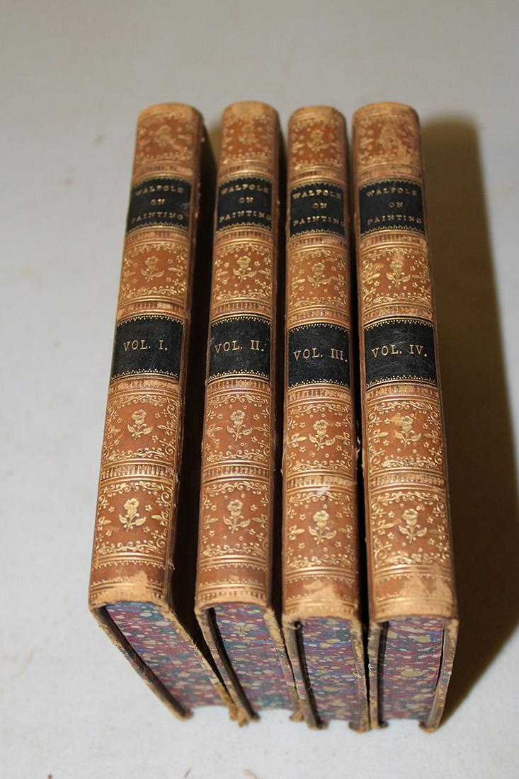 Fabulous 4 Volume Set Titled Walpole on Painting London (1 of 5)