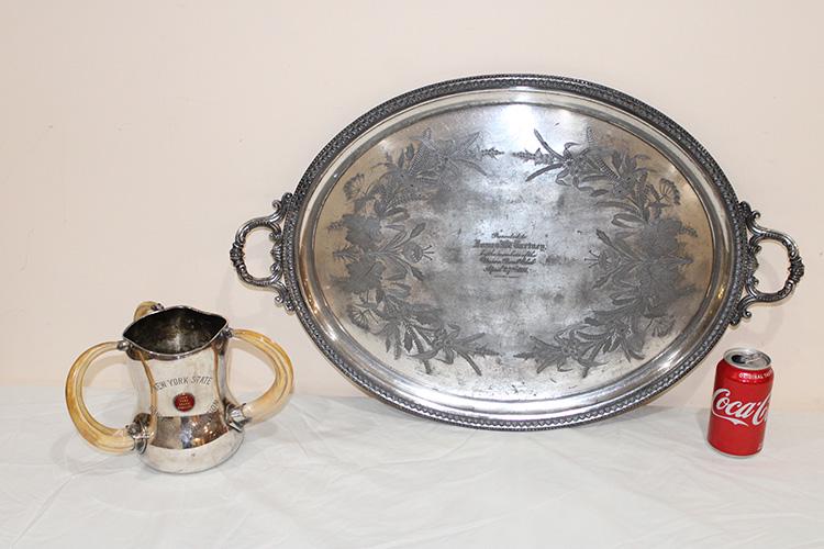 2 Presentation Pieces Incl. 27" Union Boat Club 1881 (1 of 4)