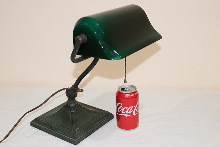 Signed Greenalite Adjustable Bankers Lamp (1 of 3)