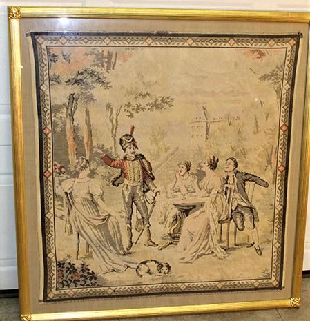 Large Framed Scenic Tapestry (1 of 3)