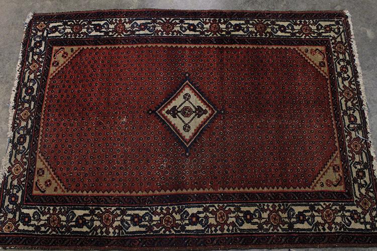 Antique 5' Hand Made Rug (1 of 3)