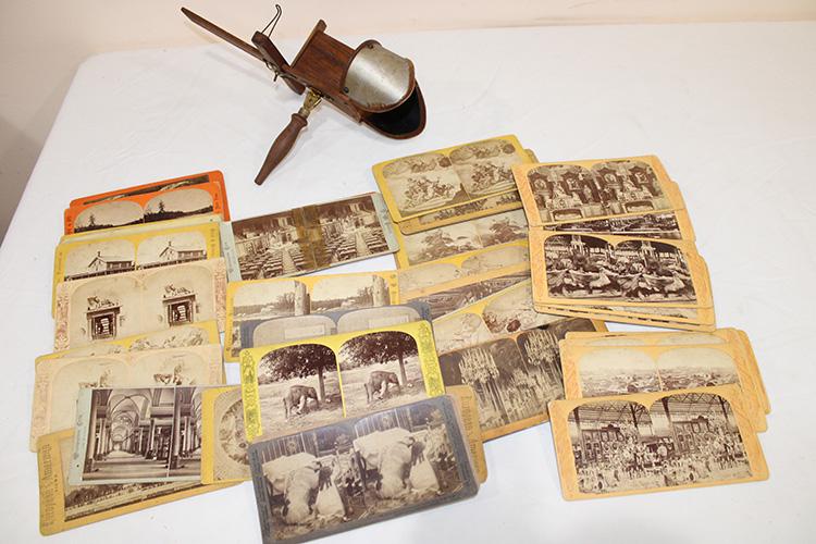 Stereopticon Viewer with Over 45 Cards (1 of 3)