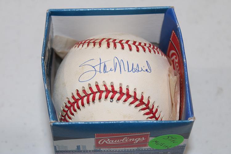 Baseball Signed by Stan Musial: Baseball signed by Stan Musial. 60 year collection.