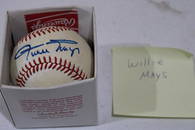 Baseball Signed Willie Mays