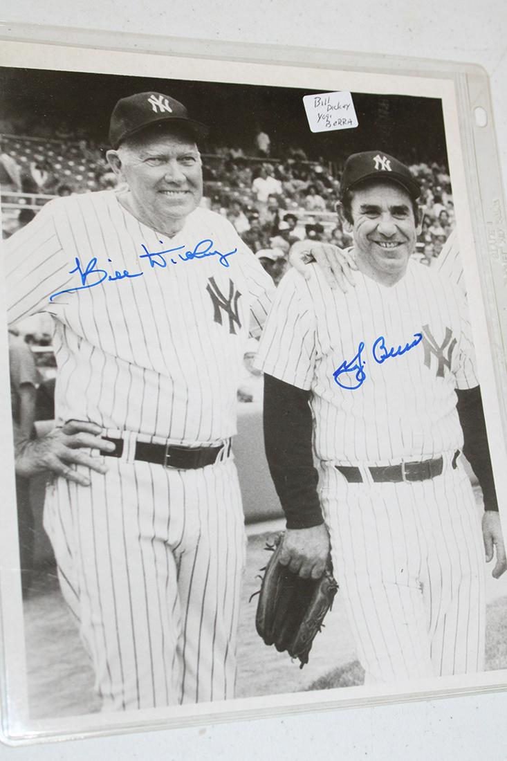 8x10 Baseball Photo Signed Yogi Berra and Bill Dickey (1 of 3)