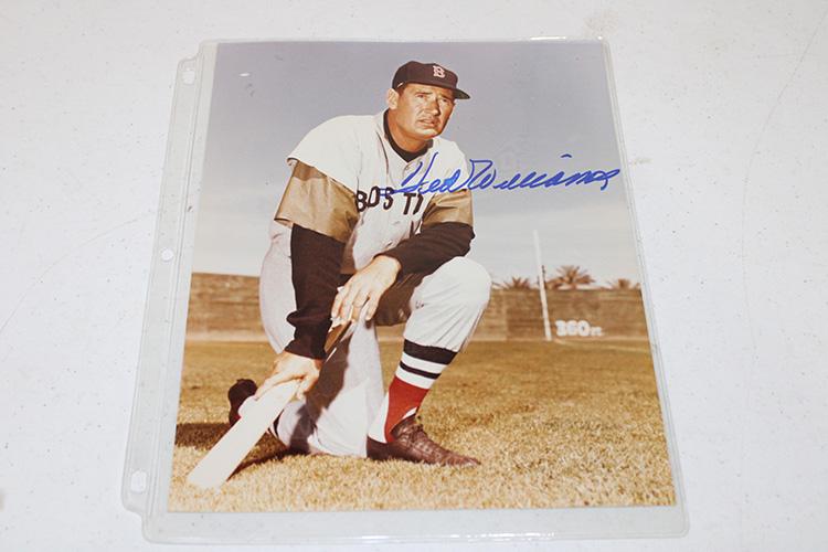 8x10 Baseball Photo Signed Ted Williams (1 of 2)