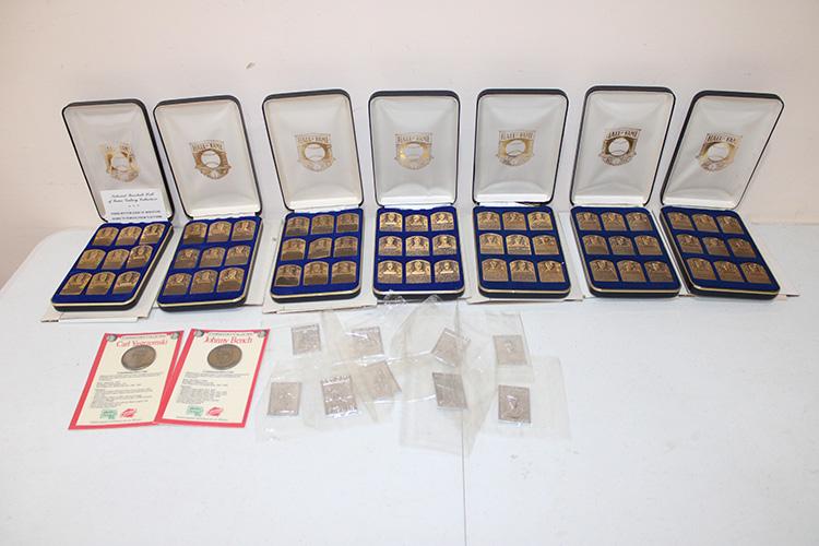 Complete 7 Series of Miniature Bronze Plaques (Like (1 of 5)