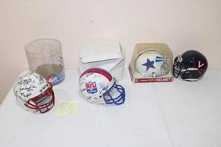 4 Mini Helmets (2) Signed by the Team (1 of 11)
