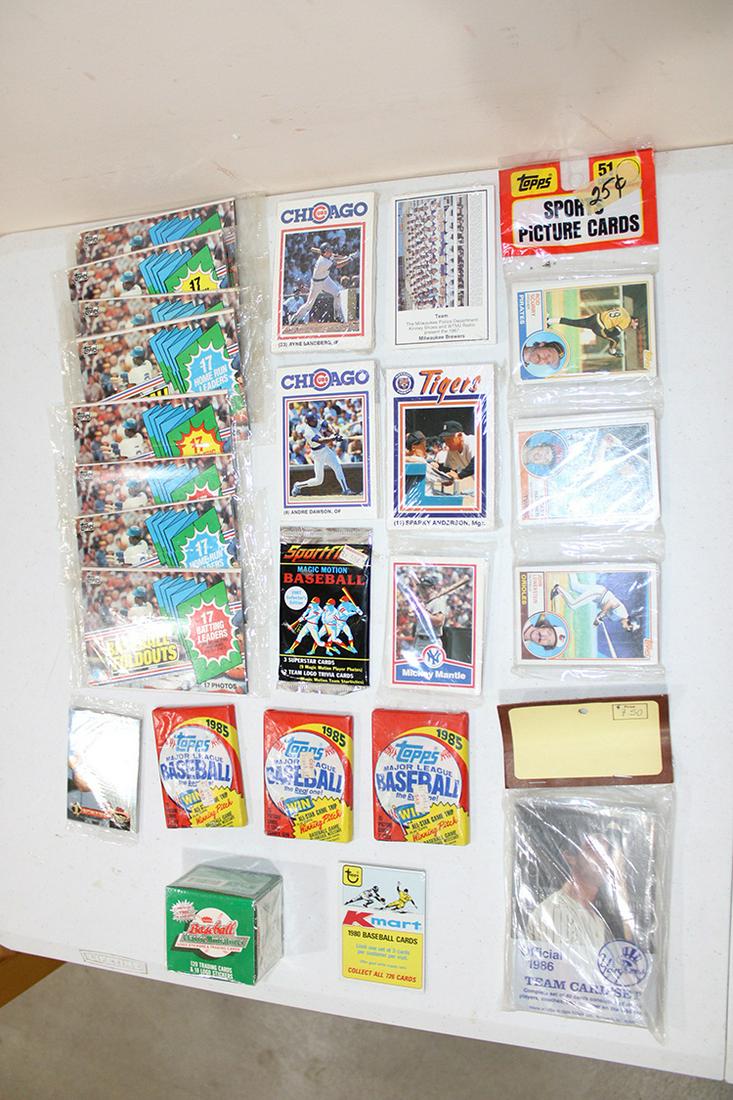 Large Collection of Mostly Topps Unopened Cards (1 of 6)
