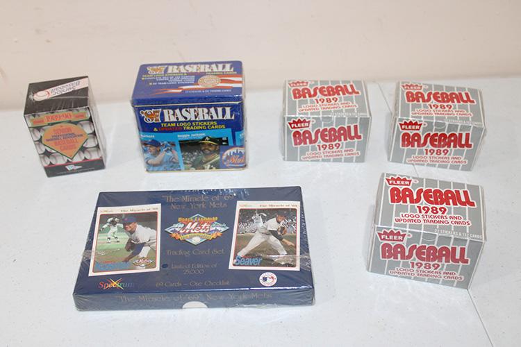 Mostly Fleer Unopened Boxes of Baseball Cards (1 of 4)