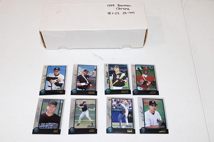 1998 Bowman Chrome #1-441 Missing #24 (1 of 4)