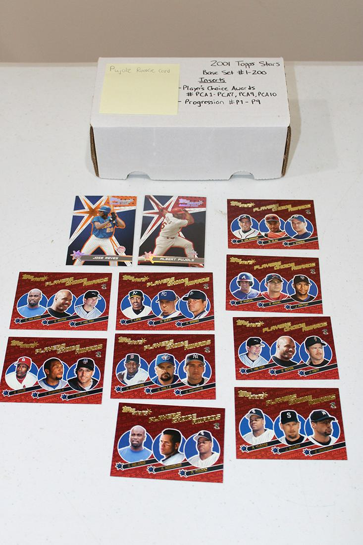 2001 Topps Stars Base 1-200 with Inserts Including (1 of 5)