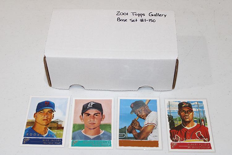 2001 Topps Gallery Base 1-150 with Mays, Pujolz, (1 of 3)