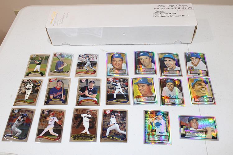 2002 Topps Chrome Base 1 and 2, 1-695 (332-365 Do Not (1 of 6)