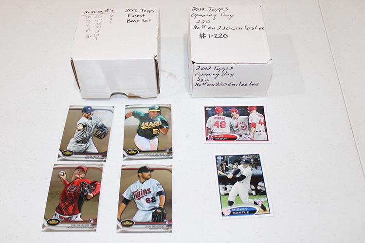 2012 Topps Finest (Missing Some), 2012 Topps Opening (1 of 4)