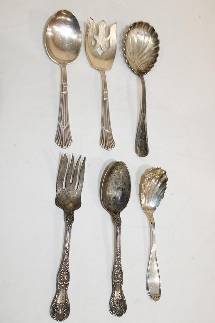 6 Huge Sterling Silver Serving Pieces (1 of 4)