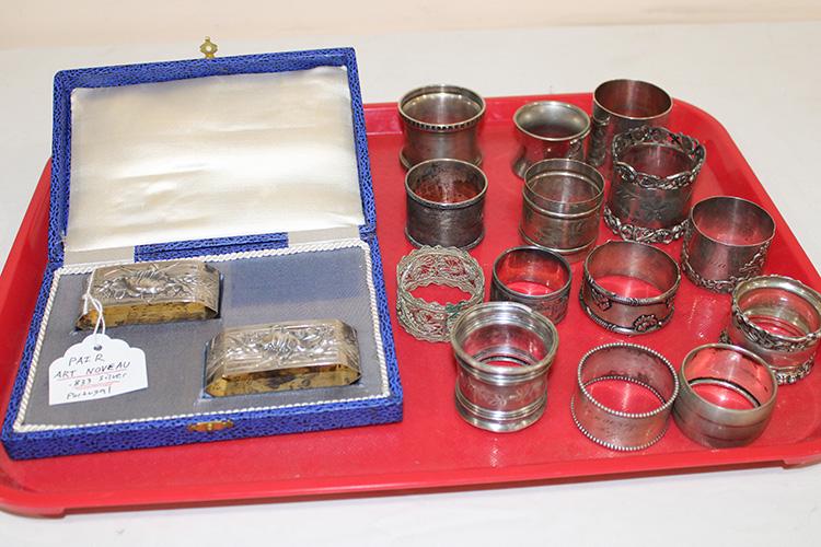 16 Fancy Victorian Napkin Rings (1 of 3)