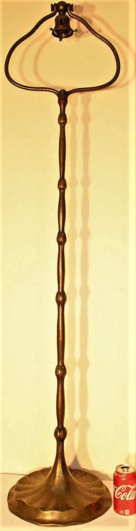 Signed Tiffany Studios Bronze Floor Lamp Base #670 (1 of 5)