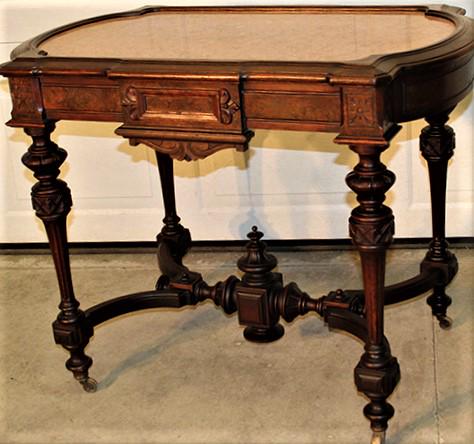 Exceptional Renaissance Inset Marble Top Table with (1 of 4)