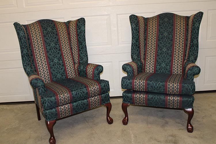Pair of Willow Creek Contemporary Wingback Chairs (1 of 3)