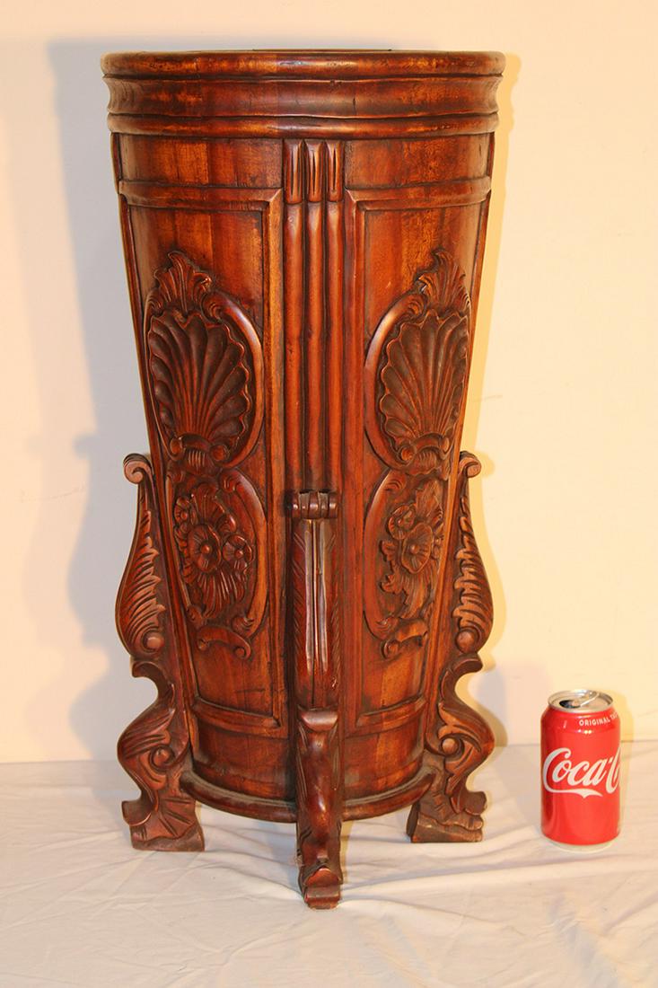 Fancy Shell Carved Umbrella Stand (1 of 5)