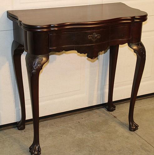 19th C. Continental Swing Leg Table with Large Claw and (1 of 4)