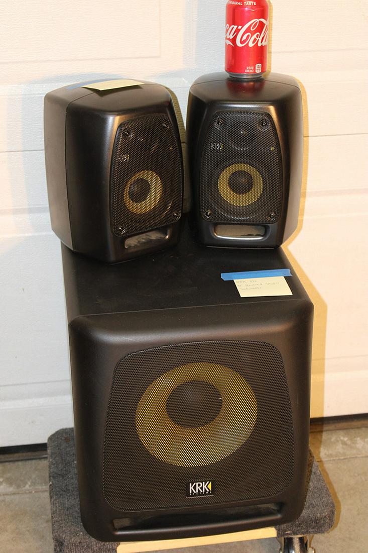 KRK 10" Powered Studio Subwoofer and VXT4 4" Powered (1 of 7)