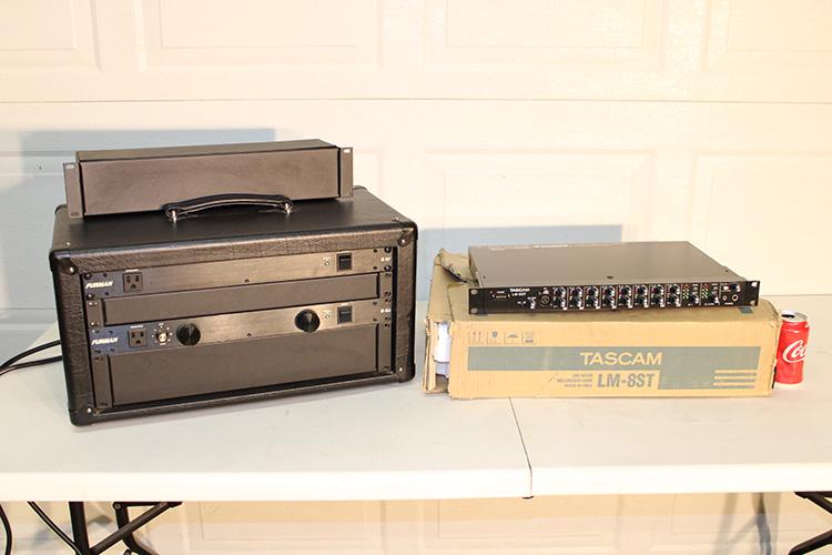 Tascam Model LM-8ST Line Mixer and Furman Component (1 of 3)