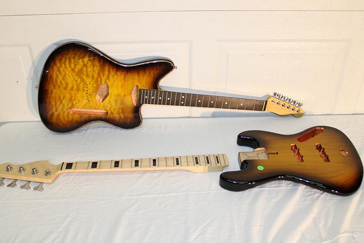 2 Guitar Bodies Marked Warmoth, Other Marked Rabbitz (1 of 6)